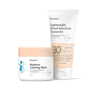 Riversol SPF 30 Lightweight Sunscreen and Redness Calming Mask