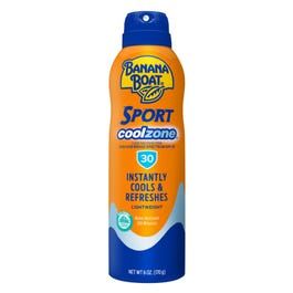 Banana Boat Sport CoolZone Clear Sunscreen Spray, SPF 30