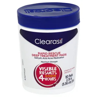 Clearasil Acne Medication Rapid Action Pads
