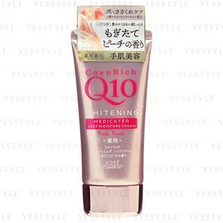 Kose CoenRich Q10 Whitening Fresh Peach Hand Cream