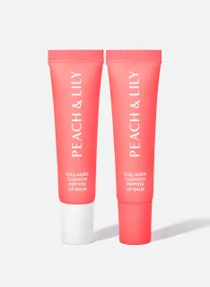 PEACH & LILY Collagen Cushion Peptide Lip Balm Duo
