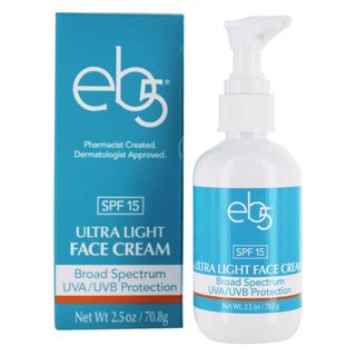eb5 Ultra Light Face Cream Broad Spectrum UVA/UVB Protection 15 SPF