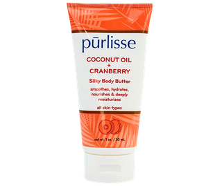 Purlisse TRAVEL - Coconut Oil + Cranberry Silky Body Butter
