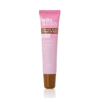 Hello Sunday The One For Your Lips Mocha Kiss Tinted Lip Balm SPF 50 With Shea Butter