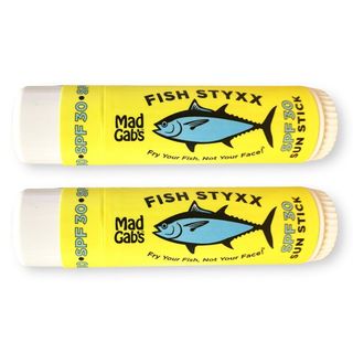 Mad Gabs 2-Pack Fish Styxx Broad Spectrum SPF30 Sunscreen Stick by Mad Gab's