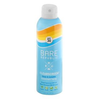Bare Republic ClearScreen Clean & Invisible Broad Spectrum Sunscreen Spray, SPF 30