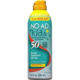 NO-AD Kids Continuous Spray Sunscreen SPF 50