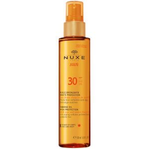 NUXE Sun Tanning Oil Face and Body SPF 30