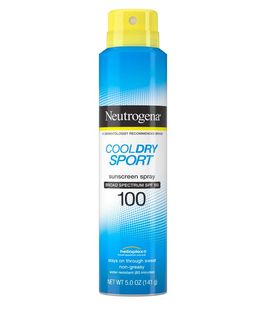 Neutrogena Cool Dry Sport Water-Resistant Sunscreen Spray, SPF 100