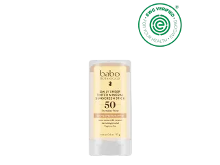 Babo Botanicals Daily Sheer Mineral Tinted Sunscreen Stick SPF50