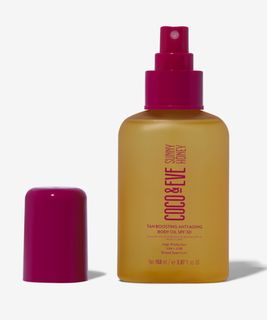 Coco & Eve Sunny Honey Tan Boosting Anti-Ageing Body Oil SPF30