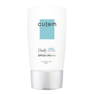 Ph.Drop Skinmed Cutem Daily Sun Cream Lotion with Ceramide 4H Hydration and 8H UVA UVB Protection with Natural Herb Ingredients Sunblock Sunscreen for Sensitive Skin SPF 50 PA 1.7 Fl Ounce