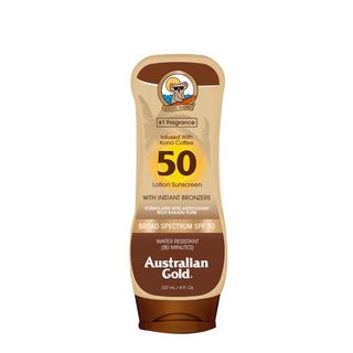 Australian Gold SPF 50 Lotion Sunscreen w/ Instant Bronzers