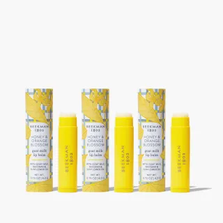 Beekman 1802 Honey & Orange Blossom 3-Pack Of Lip Balms