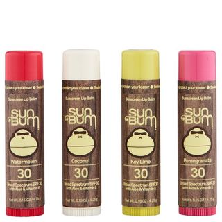 Sun Bum SPF 30 Lip Balm Coconut, Key Lime, Pomegranate, Watermelon