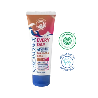 Stream2Sea SPF 45 with EcoSafe Zinc™ Every Day Tint Mineral Sunscreen