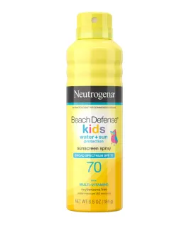 Neutrogena Beach Defense™ Kids Sunscreen Spray Broad Spectrum SPF 70 with Multi-Vitamins