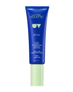 Ultra Violette Clean Screen Fragrance Free Sensitive Facial Skinscreen SPF 30