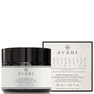 Avant Skincare Deluxe Hyaluronic Acid Vivifying Face and Eye Night Cream