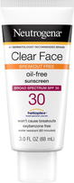 Neutrogena Clear Face Oil-Free Sunscreen SPF 30