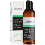 YEOUTH - GLYCOLIC ACID FACIAL TONER WITH ALOE VERA, GREEN TEA, AND WITCH HAZEL