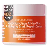 Seoul Ceuticals - Korean Skin Care Multi-Function All-In-One Anti-Aging Snail Repair Cream