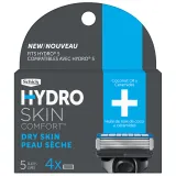 Hydro Skin Comfort Dry Skin Men's 5-Blade Razor Refills
