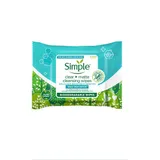Simple - Biodegradable Clear & Matte Cleansing wipes