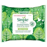 Simple - Kind to Skin Biodegradable Cleansing Face Wipes - 20 Wipes