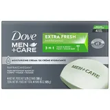Dove - 3 in 1 Cleanser for Body, Face, and Shaving Extra Fresh, 4 Bars