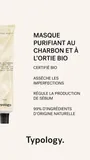Masque purifiant — Charbon + Ortie bio