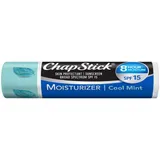 ChapStick - Moisturizer, Cool Mint Flavor, Lip Balm Tube, Skin Protectant, Lip Care, , - 12 Sticks SPF 15