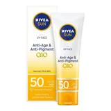 Nivea - sun UV face Q10 anti-age & anti-pigment cream SPF 50