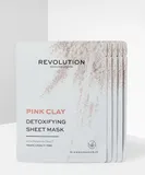 REVOLUTION SKINCARE - Biodegradable Detoxifying Pink Clay Sheet Mask Pack