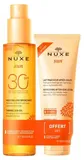 NUXE - Sun Face and Body Tanning Sun OIl + Refreshing After Sun Lotion for Face and Body Free SPF 30