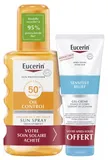 Sun Protection Oil Control Sun Spray Transparent SPF50+ + Sensitive Relief After-Sun Cream-Gel Free