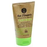 Raw Elements Eco Formula SPF 30 Bio Protection Sunscreen