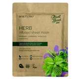 BeautyPro Plant Based Herb Rejuvenating Face Sheet Mask