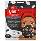 Yes to - Tomatoes Yin Yang Detoxifying Hydrating Black/White Charcoal Paper Single Use Face Mask