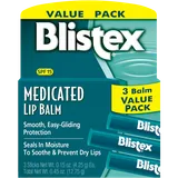 Blistex - Medicated Lip Balm , 3 Sticks per Pack SPF 15