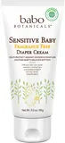 Babo Botanicals - Sensitive Baby Fragrance Free Zinc Diaper Cream For Sensitive Eczema Prone Skin