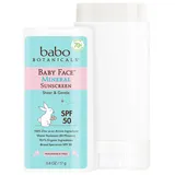 Babo Botanicals - Baby Face Mineral Sunscreen Stick SPF 50