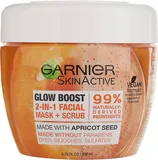 SkinActive Glow Boost 2-in-1 Facial Mask and Scrub