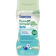 Coppertone - Pure Simple Kids Sunscreen Lotion, SPF 50
