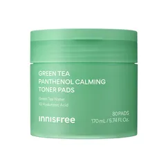 innisfree - Green Tea Panthenol Calming Toner Pads