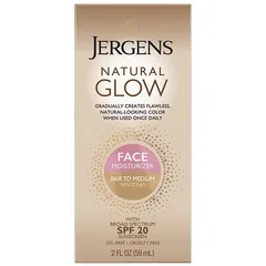 Jergens Natural Glow - Face Moisturizer SPF 20 Self Tanner Fair to Medium