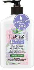 Hempz - Fresh Fusions Velvet Lavender & Pink Peony CBD Herbal Body Moisturizer