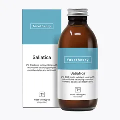 Facetheory - Saliatica 2% BHA Toner T6 with 2% Salicylic Acid Microbiome Balancing Complex, Centella Asiatica and Lactic Acid