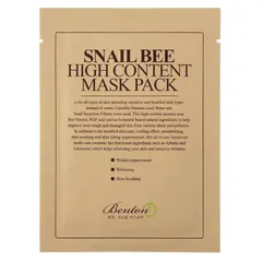 Benton - Snail Bee High Content Mask Sheet - Korean Beauty in Australia