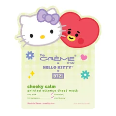 The Crème Shop x Hello Kitty x BT21 - Hello Kitty & BT21 Cheeky Calm Printed Essence Sheet Mask